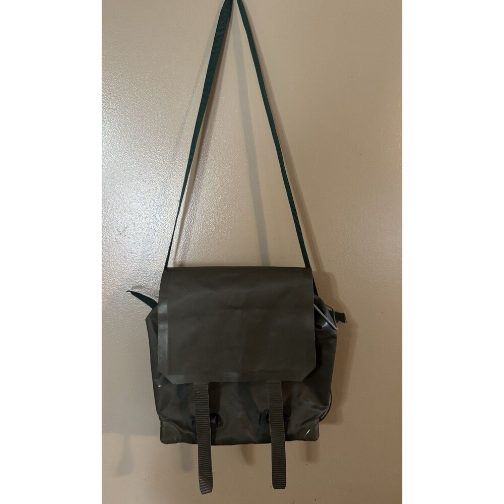 Vintage Dutch Army Military Waterproof Backpack Ammo Tote Large Shoulder Bag